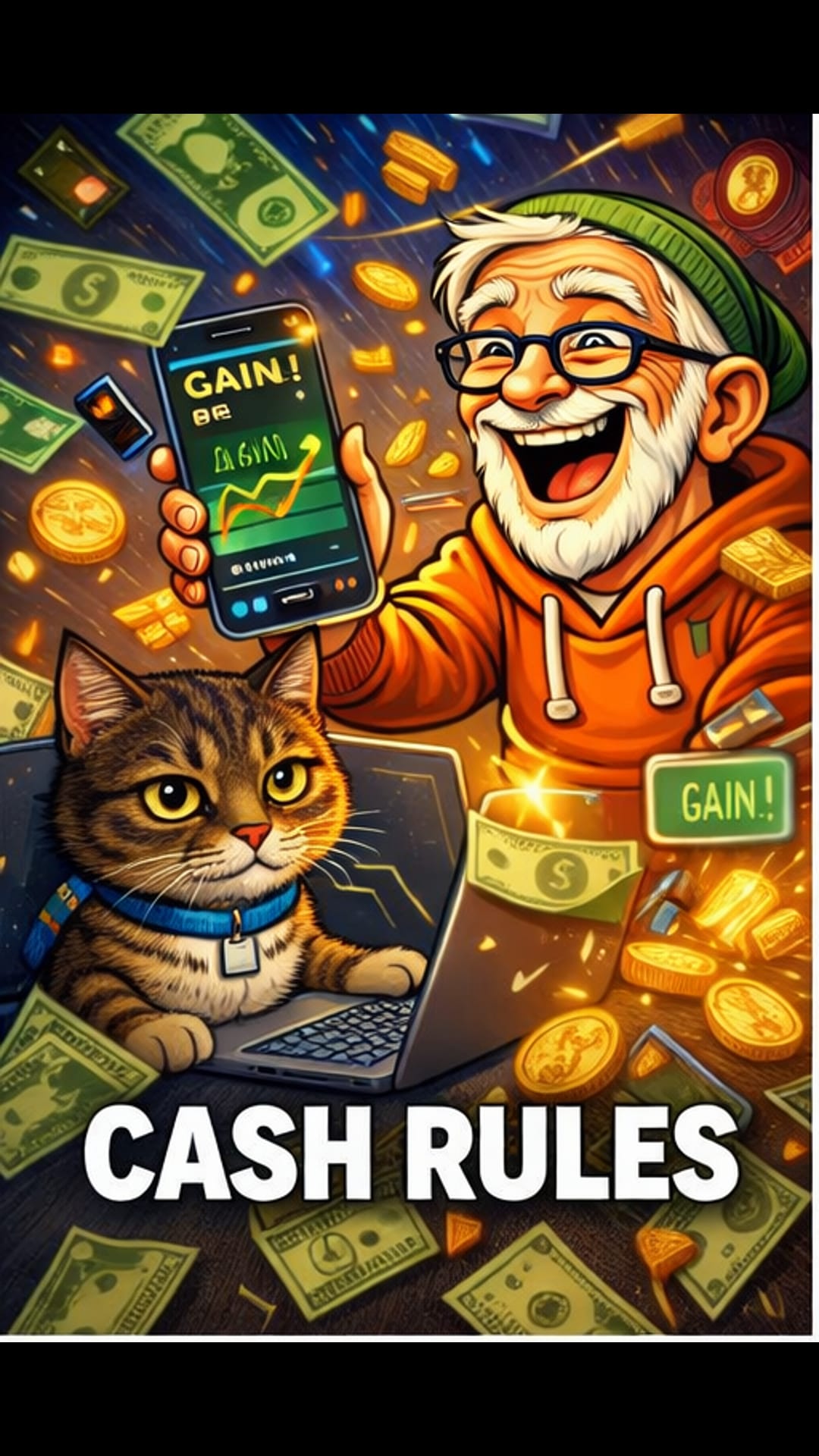 Cash rules meme