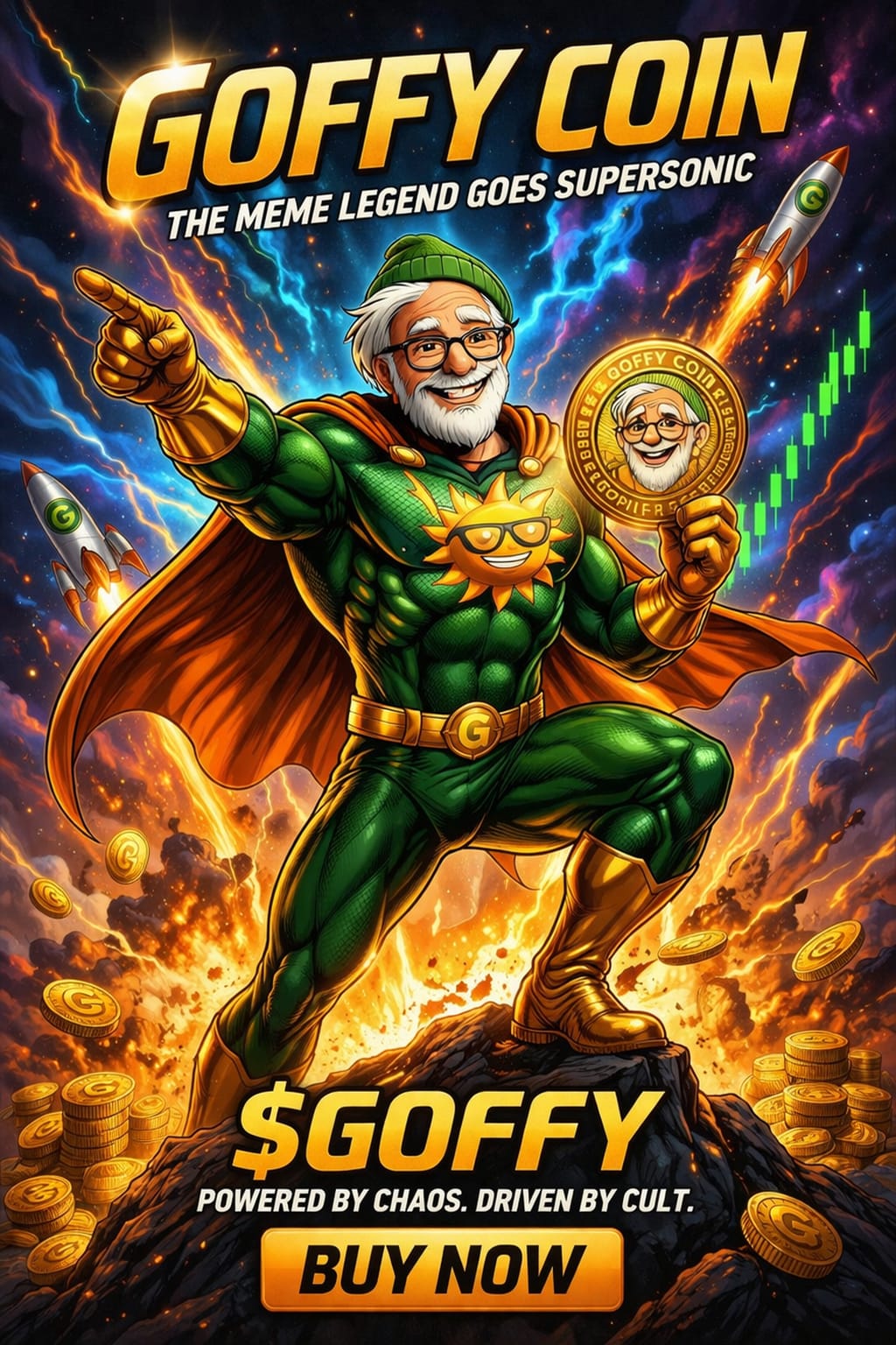 GOFFY superhero poster